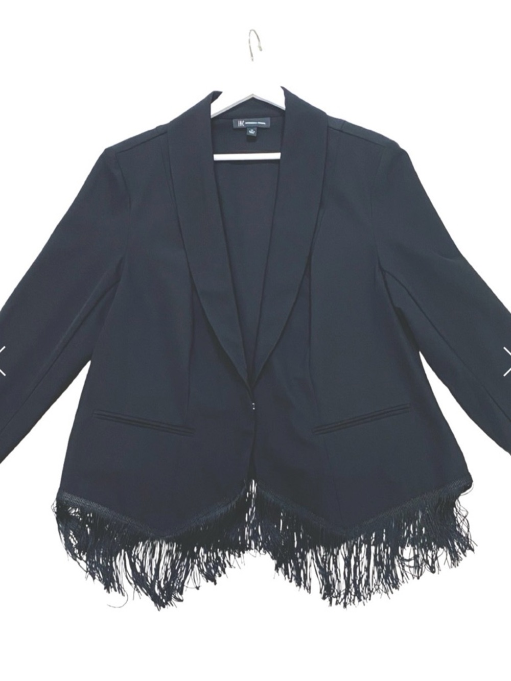 #INCInternationalConcepts #FringeBlazer #WesternChic #BohoStyle #StatementJacket